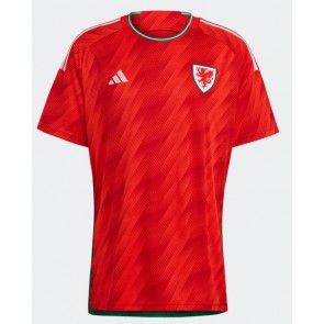 Wales Replica Home Stadium Shirt World Cup 2022 Short Sleeve